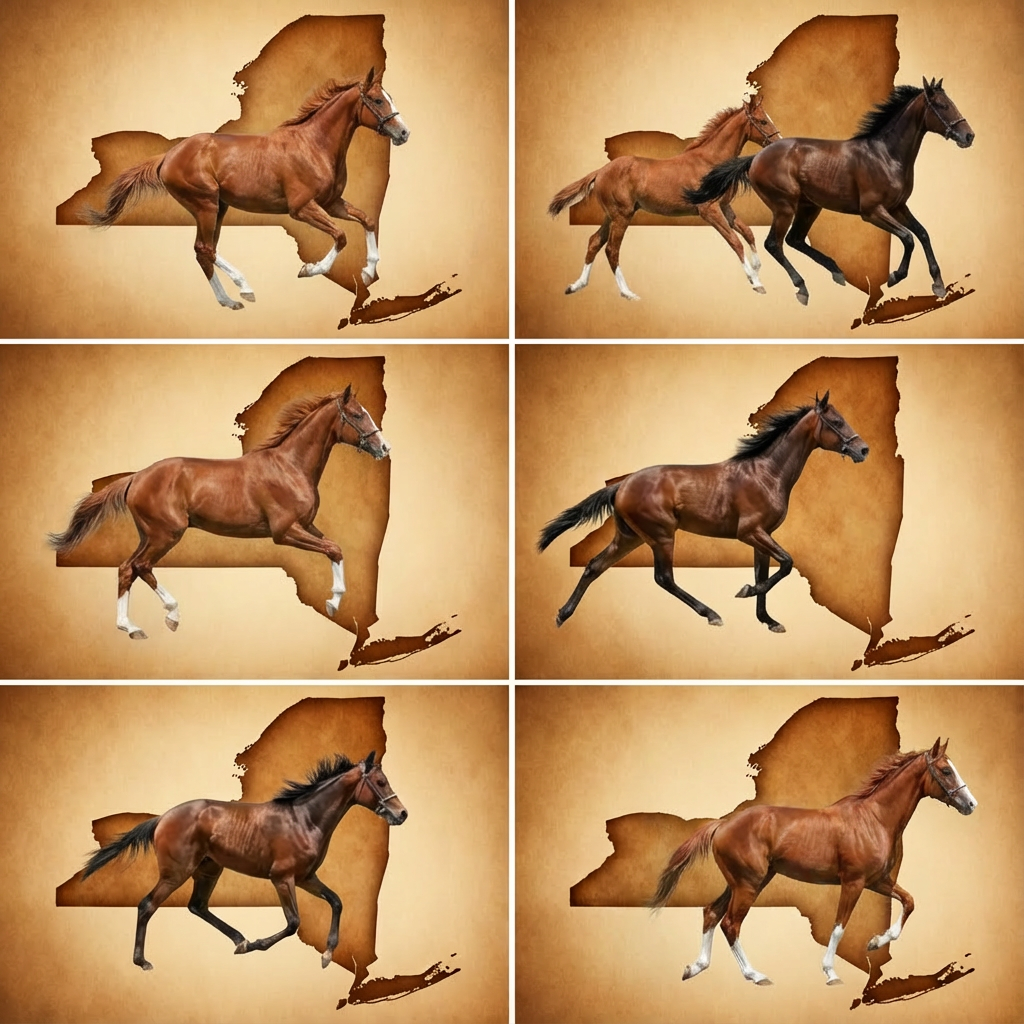 Ironhorse Stallions at the historic Stone Bridge Farm facility in Schuylerville, NY - barns and paddocks near Saratoga Springs